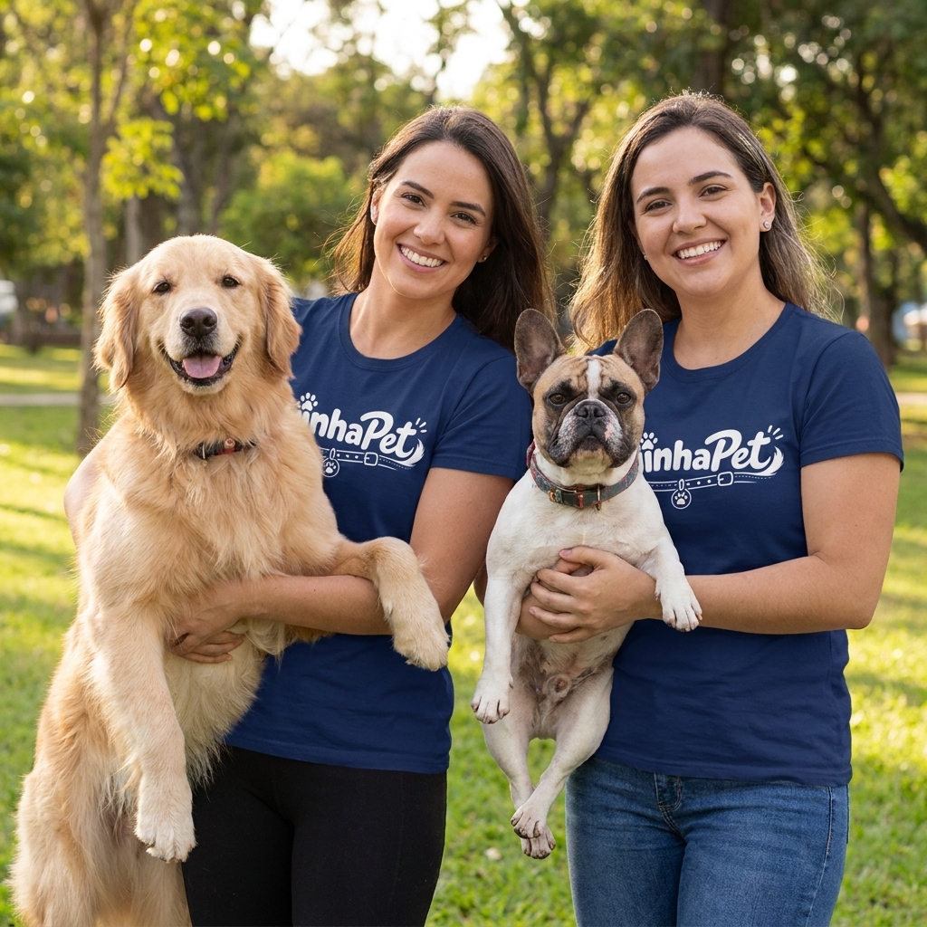 Equipe Lojinha Pet com seus pets